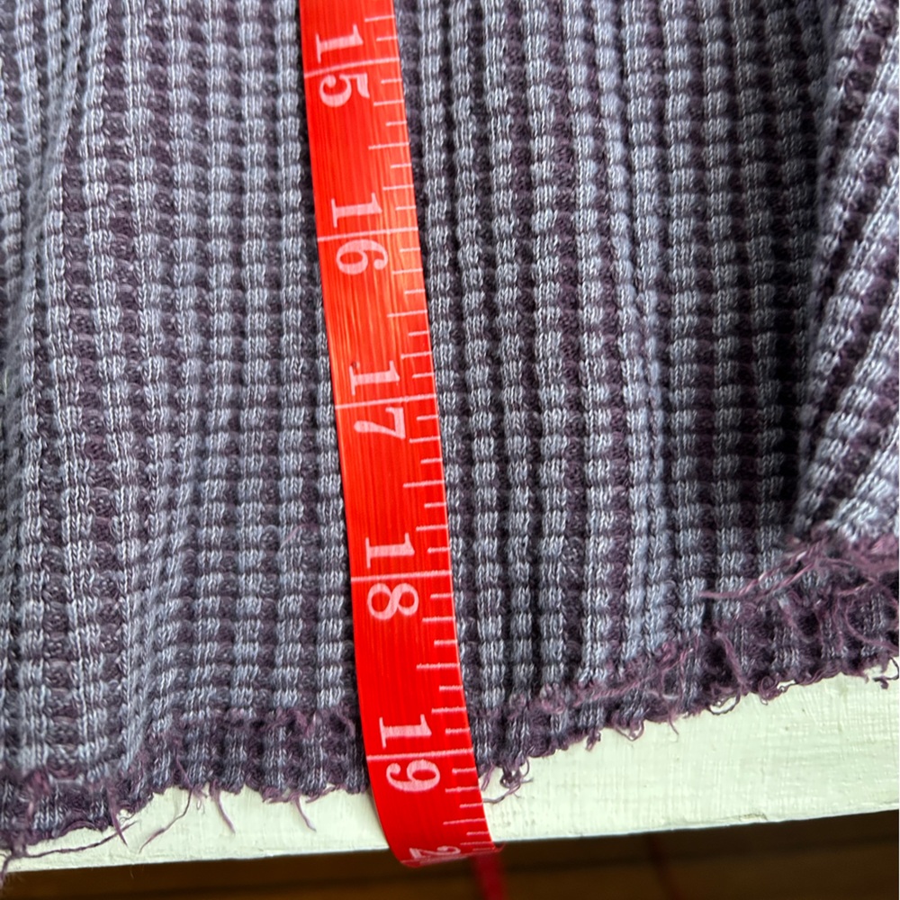 Free People Purple Waffle Knit Top - Picture 6 of 8